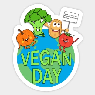 World Vegan Day Sticker